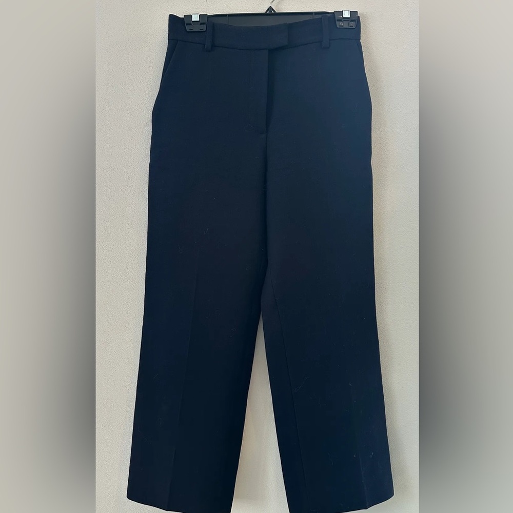 COS Cropped Classic Navy Women's Trousers NWOT